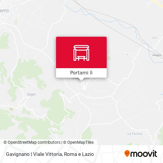 Mappa Gavignano | Viale Vittoria