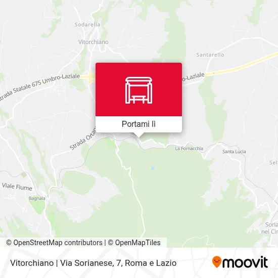 Mappa Vitorchiano | Via Sorianese, 7