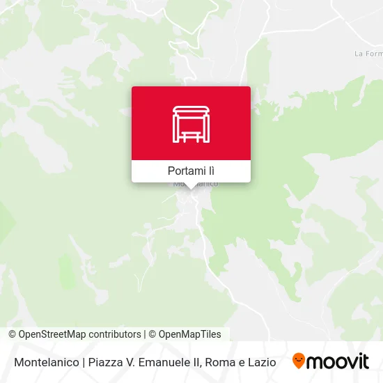 Mappa Montelanico | Piazza V. Emanuele II