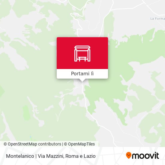 Mappa Montelanico | Via Mazzini