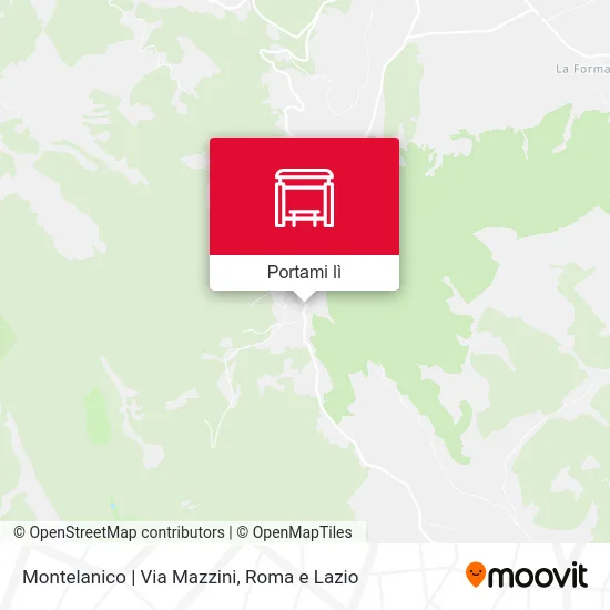 Mappa Montelanico | Via Mazzini