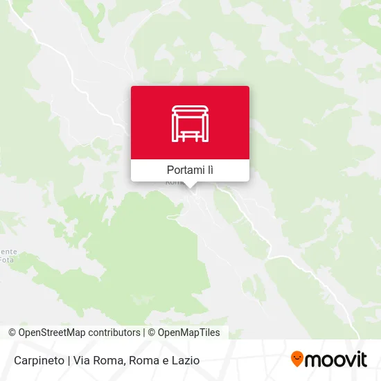 Mappa Carpineto | Via Roma