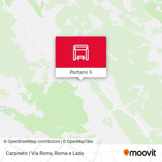 Mappa Carpineto | Via Roma