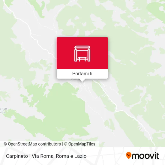 Mappa Carpineto | Via Roma