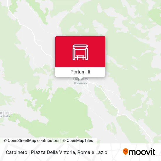 Mappa Carpineto | Piazza Della Vittoria