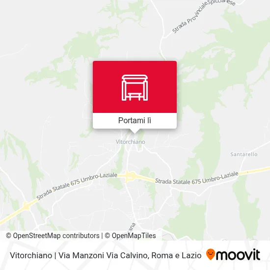 Mappa Vitorchiano | Via Manzoni Via Calvino