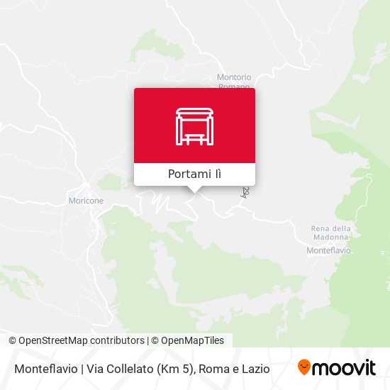 Mappa Monteflavio | Via Collelato (Km 5)