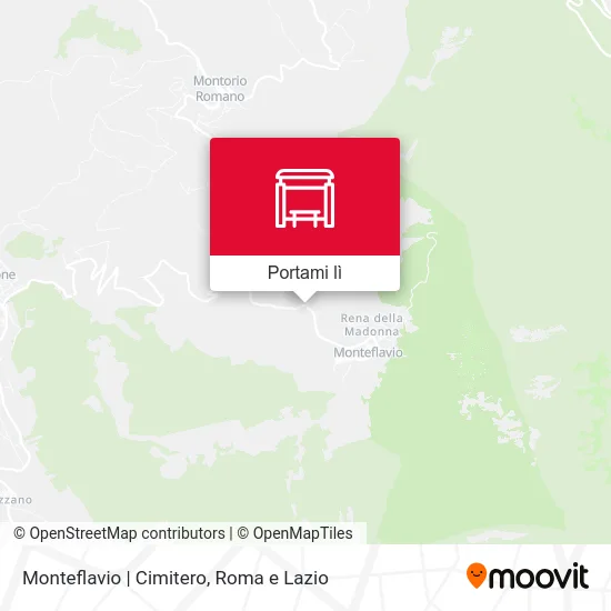 Mappa Monteflavio | Cimitero