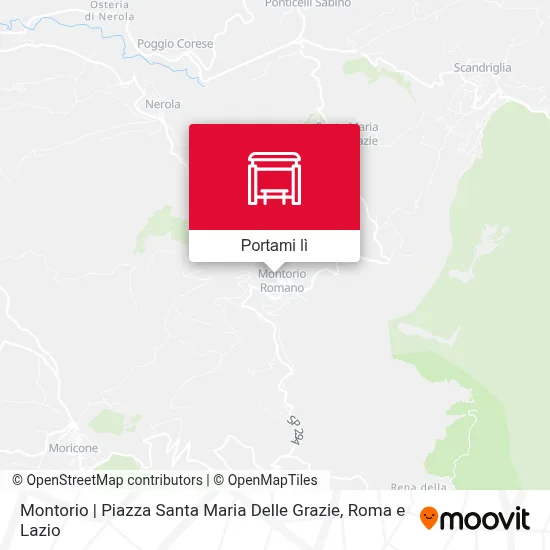 Mappa Montorio | Piazza Santa Maria Delle Grazie