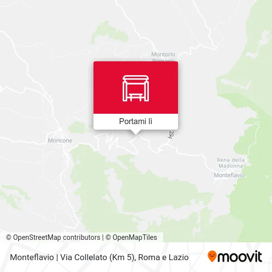 Mappa Monteflavio | Via Collelato (Km 5)