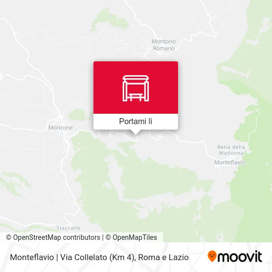 Mappa Monteflavio | Via Collelato (Km 4)