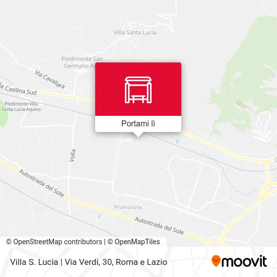 Mappa Villa S. Lucia | Via Verdi, 30