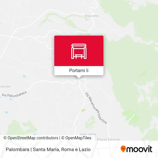 Mappa Palombara | Santa Maria
