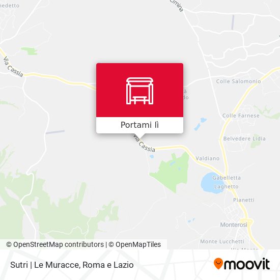Mappa Sutri | Le Muracce