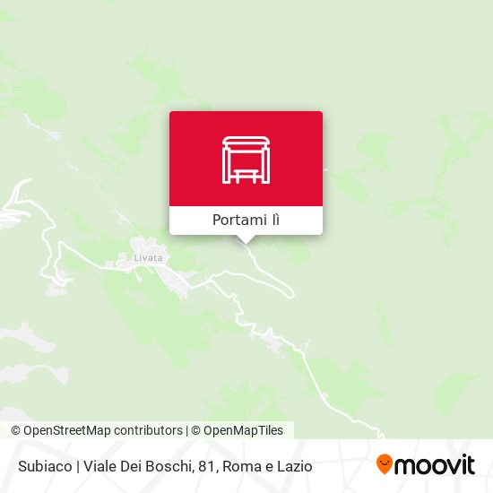 Mappa Subiaco | Viale Dei Boschi, 81