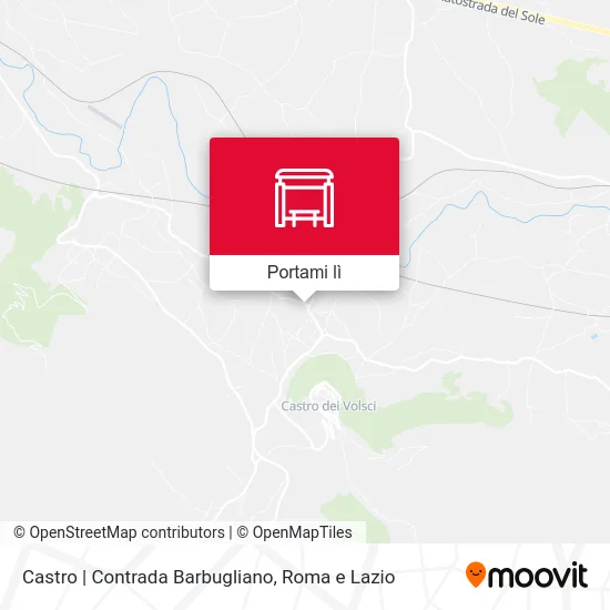 Mappa Castro | Contrada Barbugliano