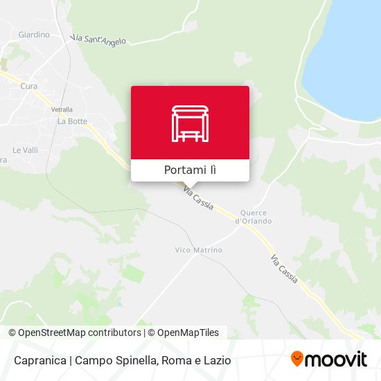 Mappa Capranica | Campo Spinella