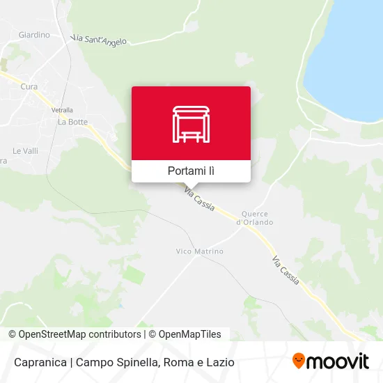 Mappa Capranica | Campo Spinella
