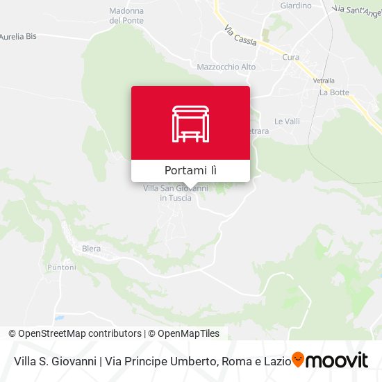 Mappa Villa S. Giovanni | Via Principe Umberto