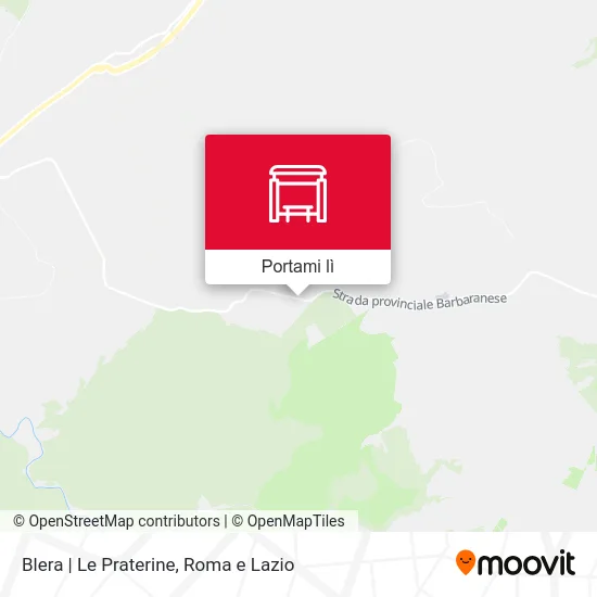 Mappa Blera | Le Praterine