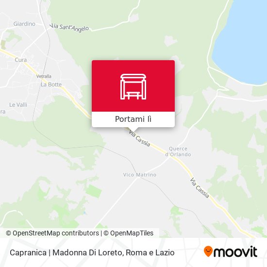 Mappa Capranica | Madonna Di Loreto