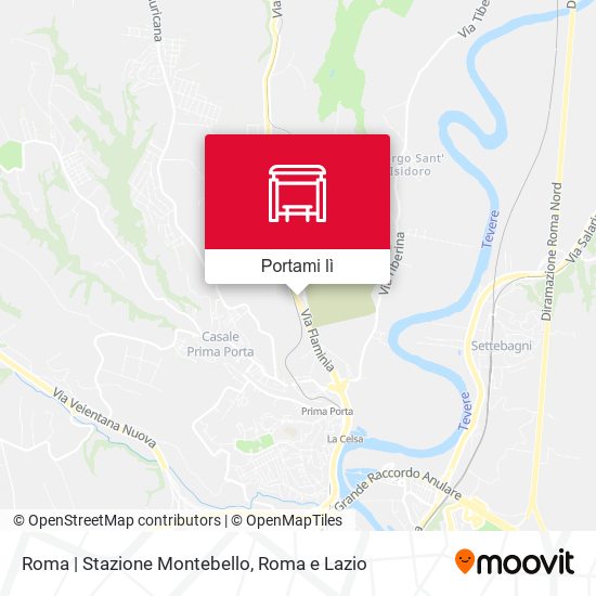 Mappa Roma | Stazione Montebello