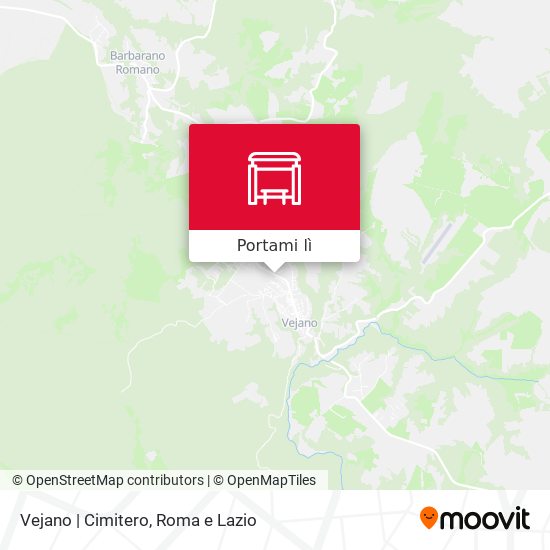 Mappa Vejano | Cimitero