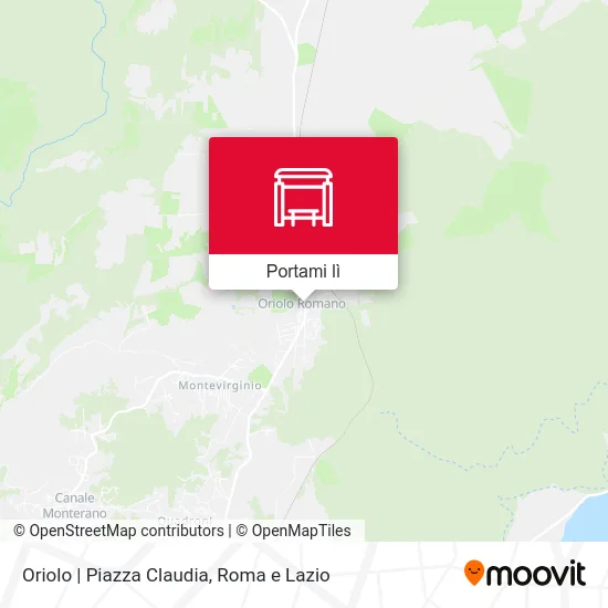 Mappa Oriolo | Piazza Claudia