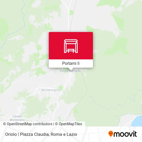 Mappa Oriolo | Piazza Claudia