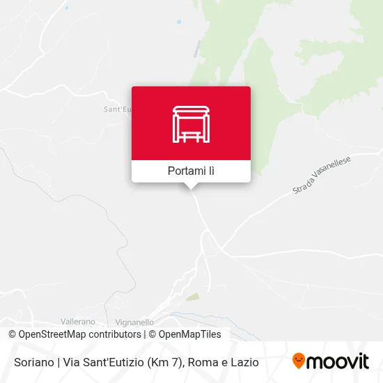 Mappa Soriano | Via Sant'Eutizio (Km 7)