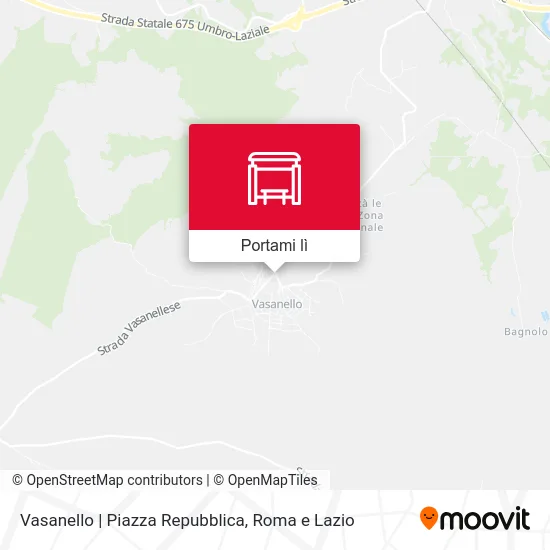 Mappa Vasanello | Piazza Repubblica