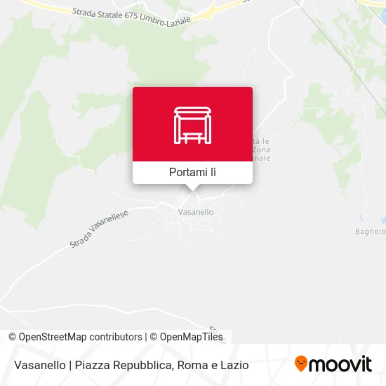 Mappa Vasanello | Piazza Repubblica