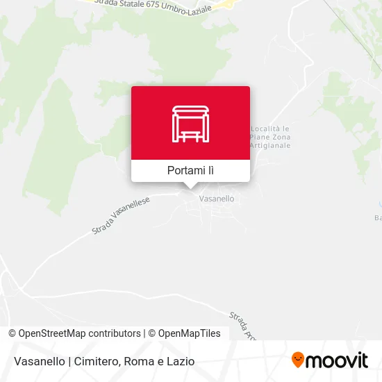 Mappa Vasanello | Cimitero