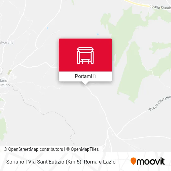 Mappa Soriano | Via Sant'Eutizio (Km 5)