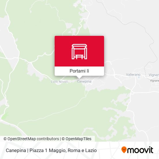 Mappa Canepina | Piazza 1 Maggio