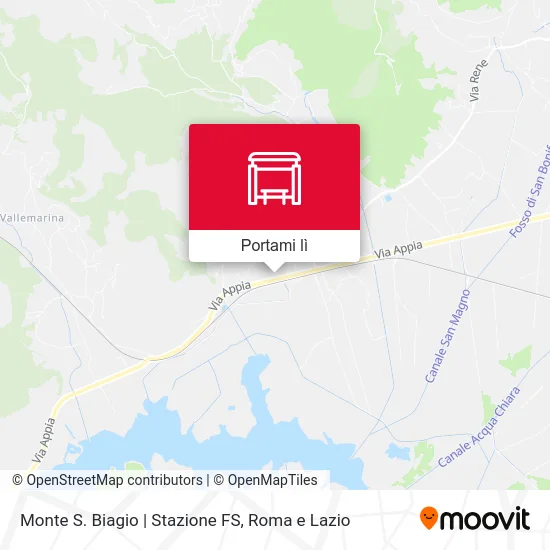 Mappa Monte S. Biagio | Stazione FS