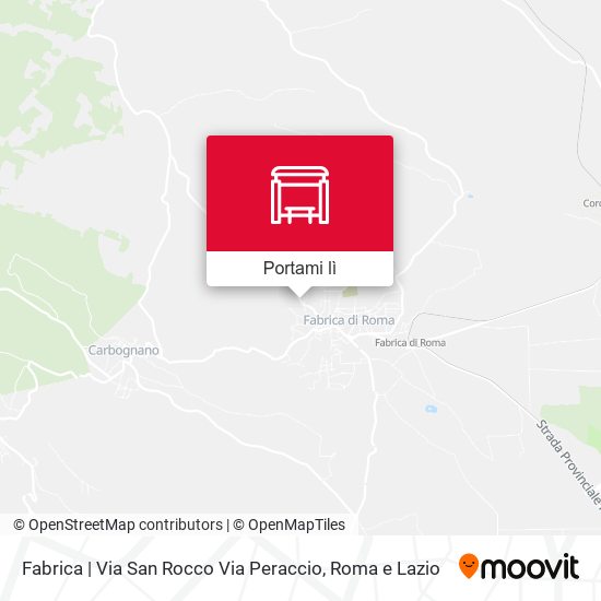 Mappa Fabrica | Via San Rocco Via Peraccio