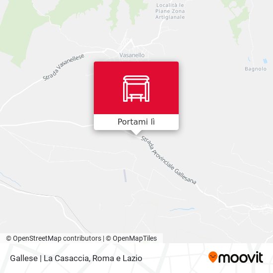 Mappa Gallese | La Casaccia
