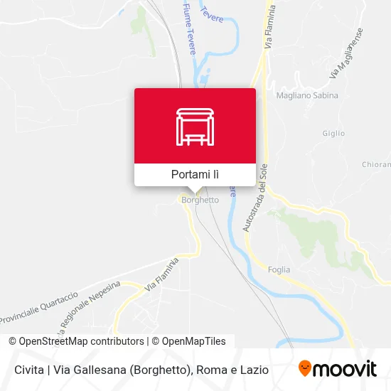 Mappa Civita | Via Gallesana (Borghetto)
