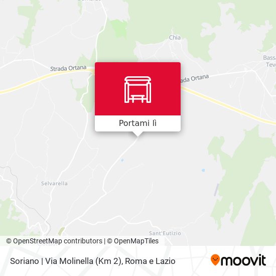 Mappa Soriano | Via Molinella (Km 2)