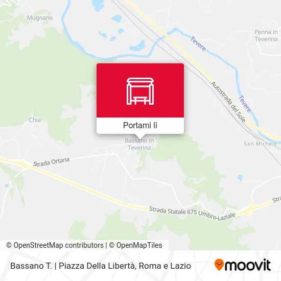 Mappa Bassano T. | Piazza Della Libertà