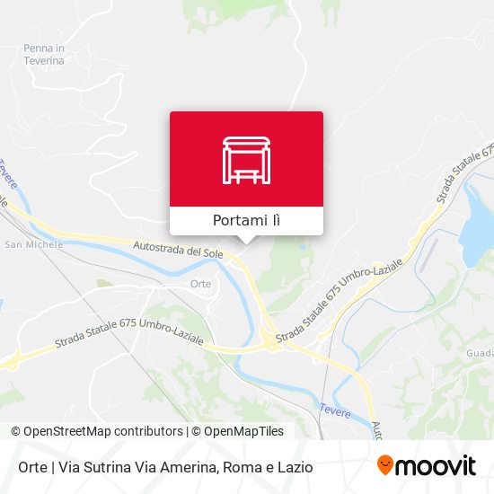 Mappa Orte | Via Sutrina Via Amerina