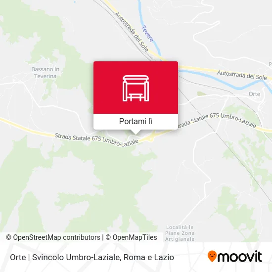 Mappa Orte | Svincolo Umbro-Laziale