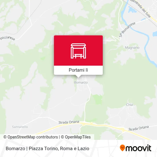 Mappa Bomarzo | Piazza Torino