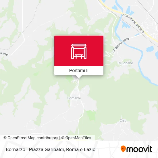 Mappa Bomarzo | Piazza Garibaldi
