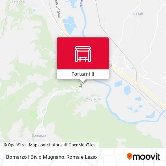 Mappa Bomarzo | Bivio Mugnano