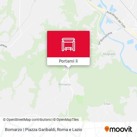 Mappa Bomarzo | Piazza Garibaldi