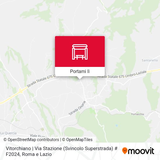 Mappa Vitorchiano | Via Stazione (Svincolo Superstrada)
