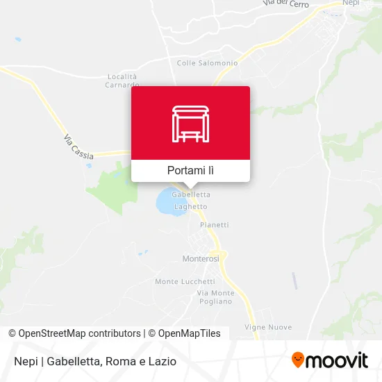 Mappa Nepi | Gabelletta