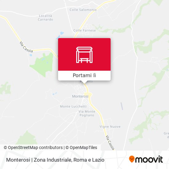 Mappa Monterosi | Zona Industriale